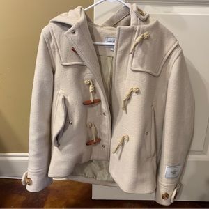 ADLV x LISA - Casual Wool Half Duffle Coat - Ivory